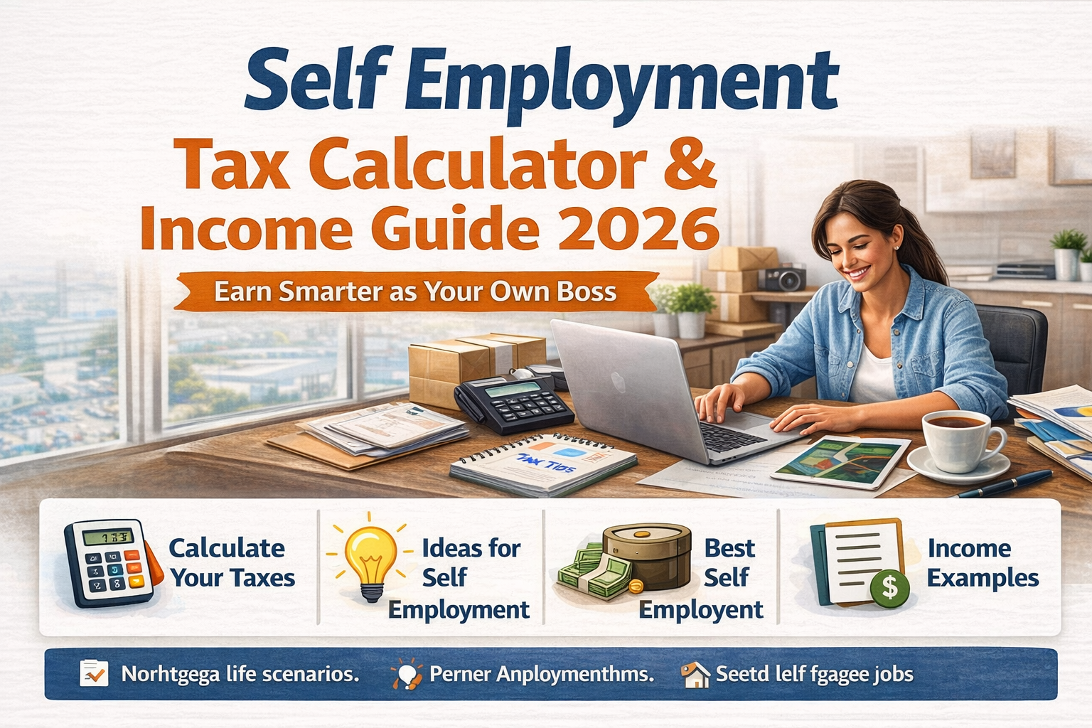 Self Employment Tax Calculator Guide 2026 income and tax calculation