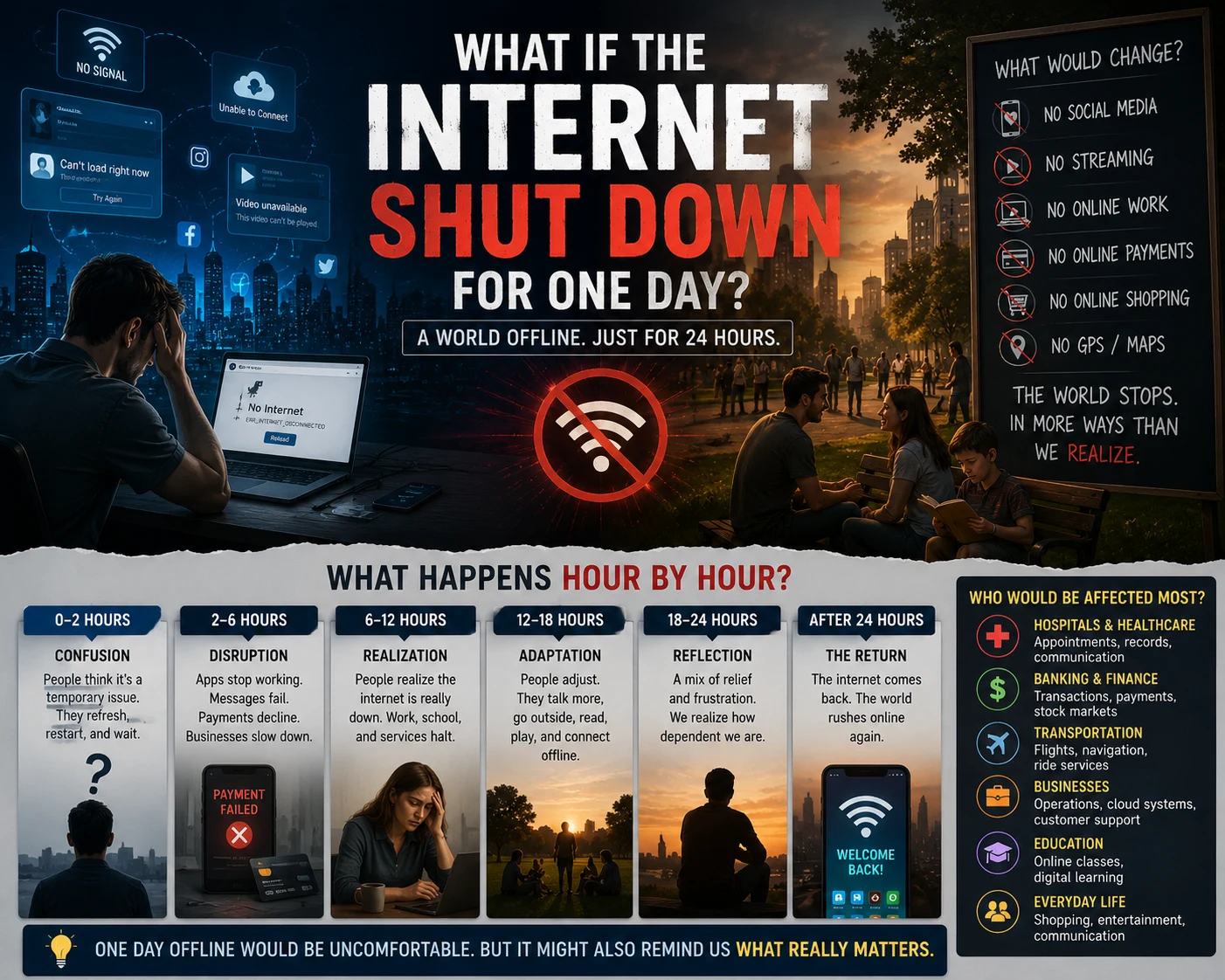 What If the Internet Shut Down for One Day