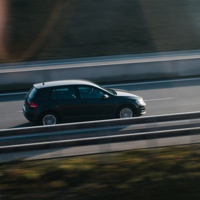 car on road